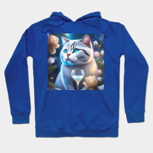 British Shorthair In Magical Winter World Hoodie